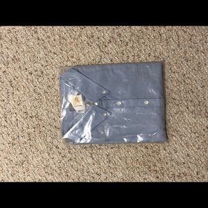 Oxford wrinkle free, stain release shirt